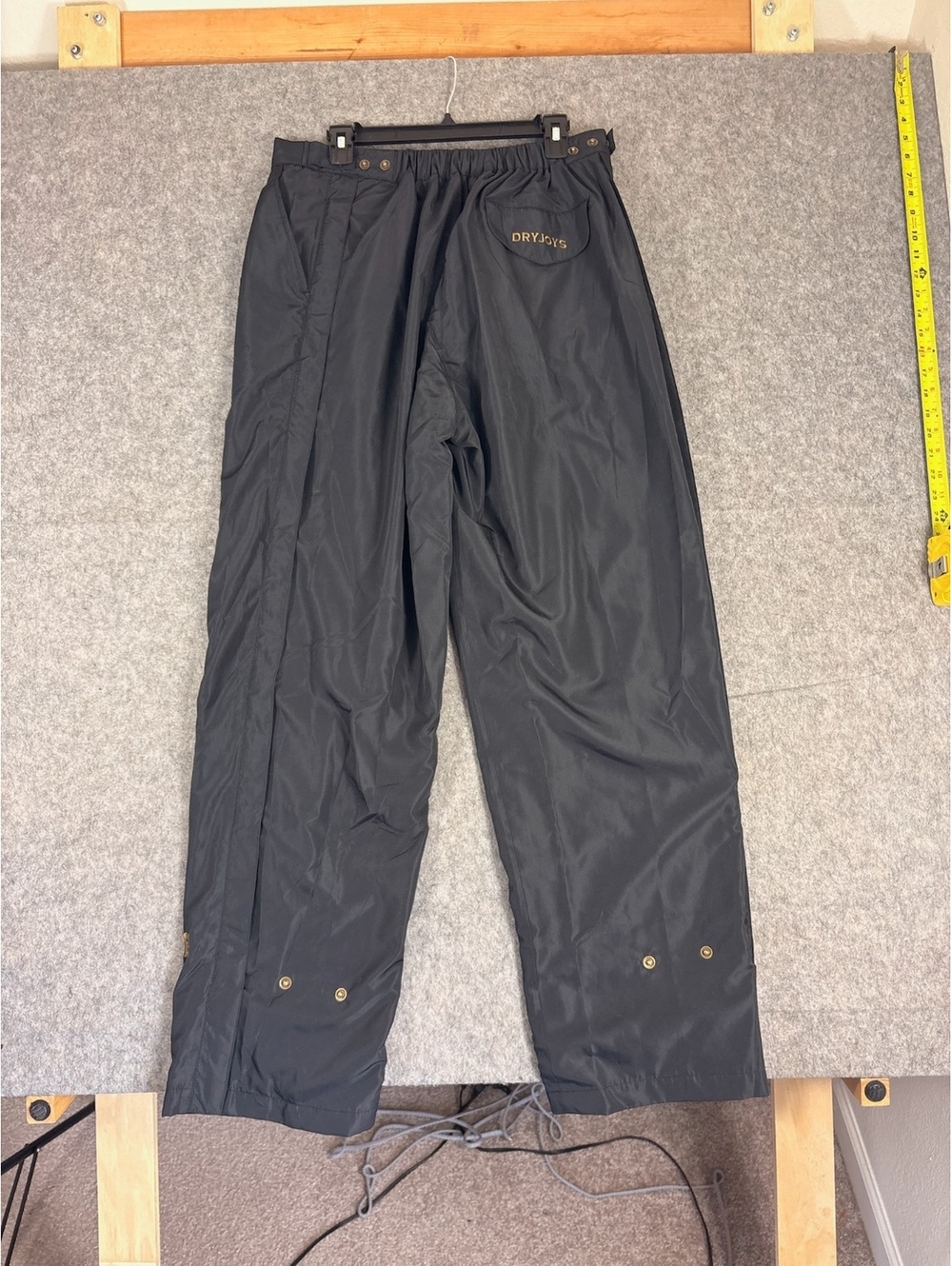 FootJoy DryJoys black rain pants mens size Large
